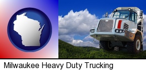 Milwaukee, Wisconsin - a heavy-duty truck