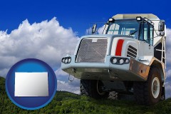 colorado map icon and a heavy-duty truck